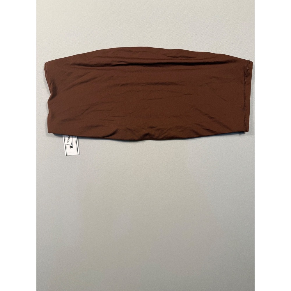 Victoria's Secret PINK Brown Bandeau Tube Top XXL NWT Not Lined